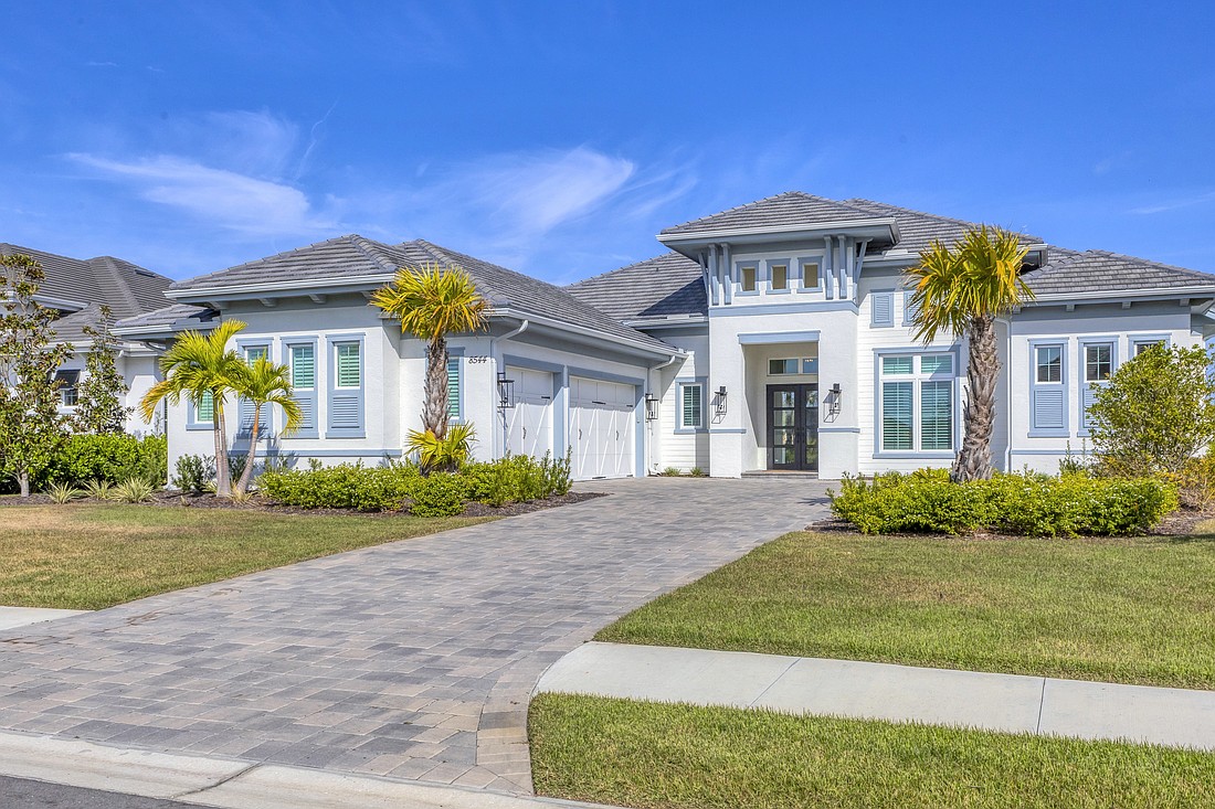 A Lake Club home at 8544 Pavia Way tops the week’s sales at $2.45 million.
Built in 2023, it has four bedrooms, four-and-a-half baths, a pool and 3,491 square feet of living area.